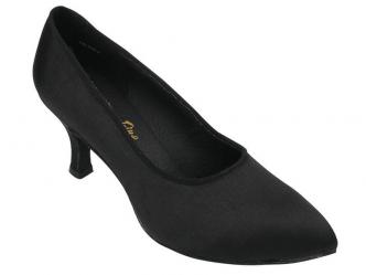 dansschoenen zwarte satijn  